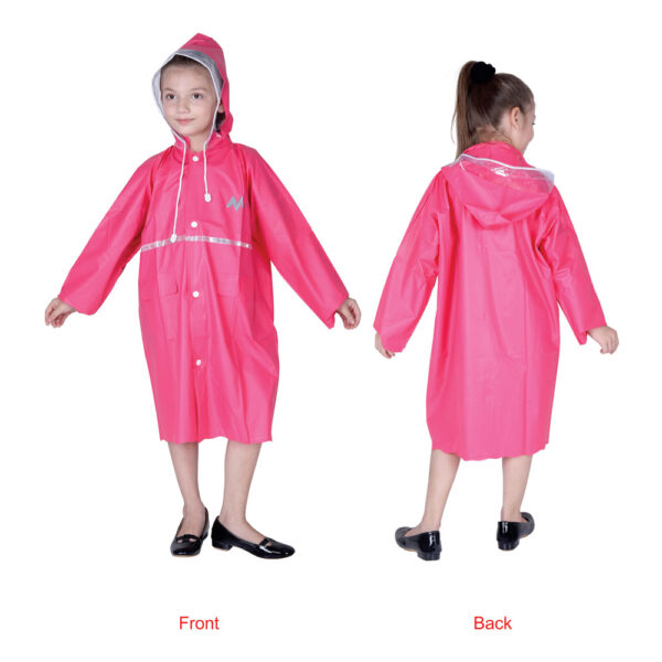07G - Kids Crystal Trans PVC Raincoat