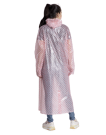 6W CLASSIC Printed PVC Womens Raincoat (1)
